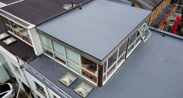 IKO Single Ply Flat Roof - Hampstead